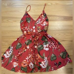 Very beautiful floral mini dress